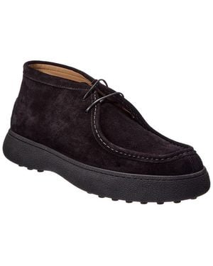 Tod's Suede Boot - Black