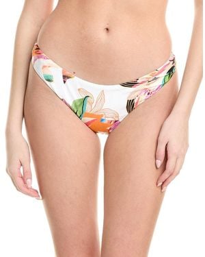 La Blanca Paradise Scoop Front Bikini Bottom - Pink