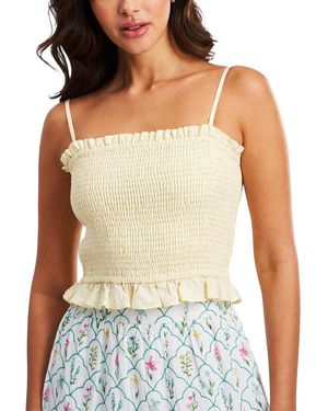 Roberta Roller Rabbit Hali Linen Top - Green