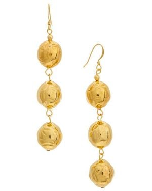 Kenneth Jay Lane 18K Plated Dangle Earrings - Metallic
