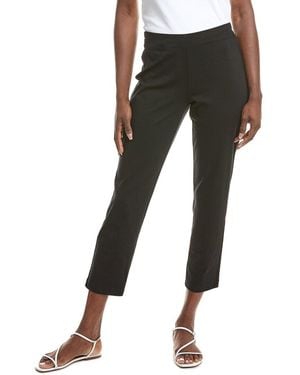 Eileen Fisher Petite Slim Ankle Pant - Black