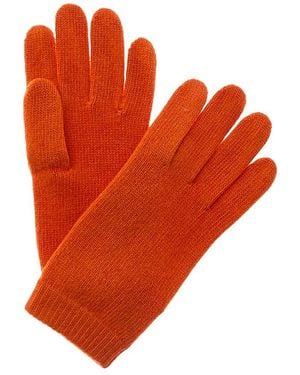 Portolano Cashmere Gloves - Orange