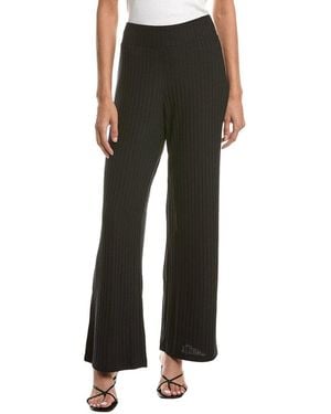 Michael Stars Zeta Rib Straight Pant - Black