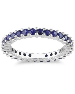 Diamond Select Cuts 14K 1.50 Ct. Tw. Sapphire Eternity Ring - White