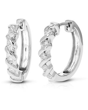 Amairah 0.50 Ct. Tw. Lab-Grown Diamond Hoops - White