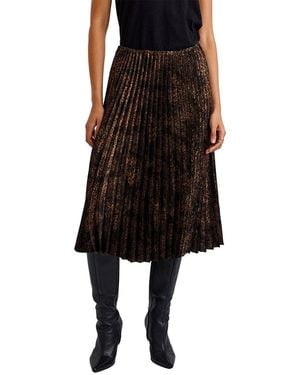 Bella Dahl Pleated Skirt - Black