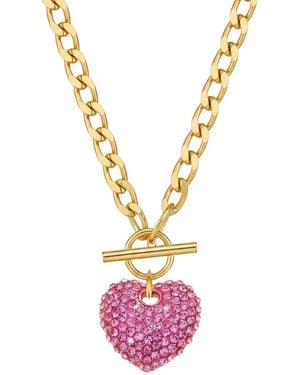 Liv Oliver 18K Plated Necklace - Metallic