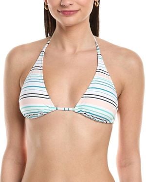 Helen Jon String Bikini Top - Blue