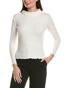 Sara Campbell Helena Top - White