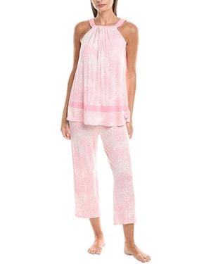 Ellen Tracy 2Pc Top & Pant Pyjama Set - Blue