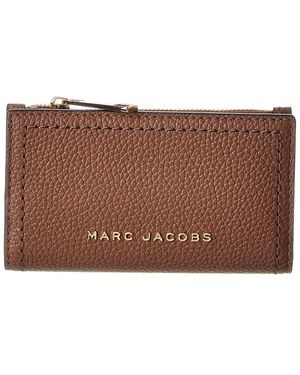 Marc Jacobs Medium Leather Flat Wallet - Brown