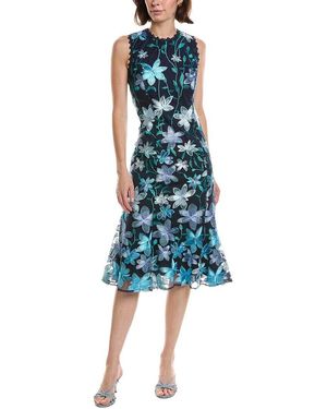 Tahari Sleeveless Mini Dress - Blue