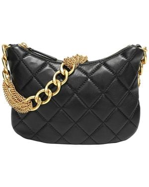 Tiffany & Fred Paris Tiffany And Fred Paris Quilted Leather Shoulder Bag - Black