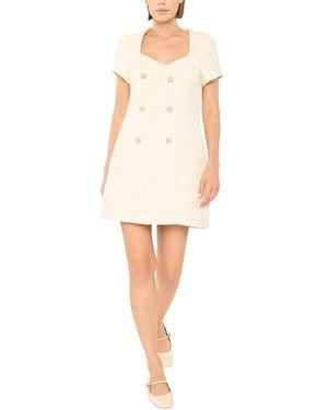 Likely Gia Wool-Blend Dress - White