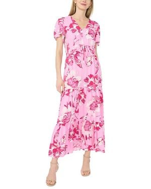 Vince Camuto Tiered Maxi Dress - Pink