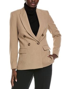 Reiss Andrea Db Breasted Blazer - Natural