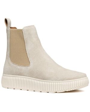 Geox Graisy Suede Bootie - Natural