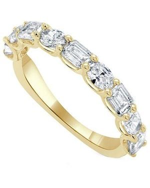 Sabrina Designs 14k 0.56 Ct. Tw. Diamond Half-eternity Ring - Metallic