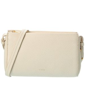 Vince Smyrna Wos Top Zip Leather Crossbody - Natural