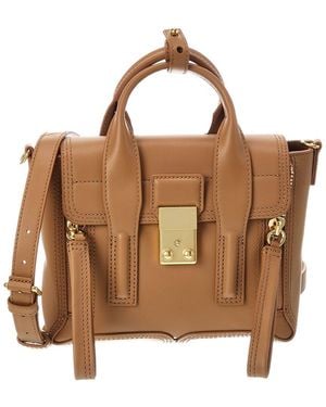 3.1 Phillip Lim Pashli Leather Mini Satchel - Brown