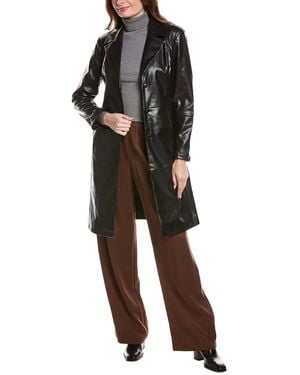 Ellen Tracy Trench Coat - Black