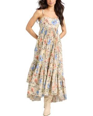 Cinq À Sept Painted Garden Hailey Dress - Natural