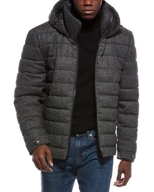 Slate & Stone Wool-Blend Quilted Puffer Jacket - Black