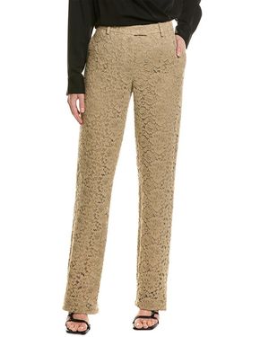 Michael Kors Lace Carolyn Silk-Blend Trouser - Natural