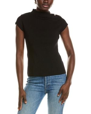 Tahari The Katy Jumper Top - Black