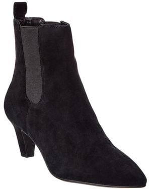 Dune Obvious Suede Boot - Black