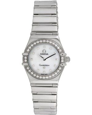 Omega Constellation Diamond Watch, Circa 2000's (authentic Pre-loved) - Metallic