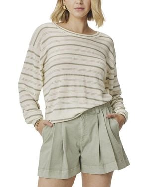 Splendid Finn Multi Stripe Sweater - Gray