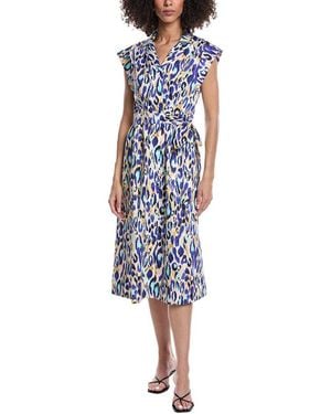 tyler boe Paige Shirtdress - Blue