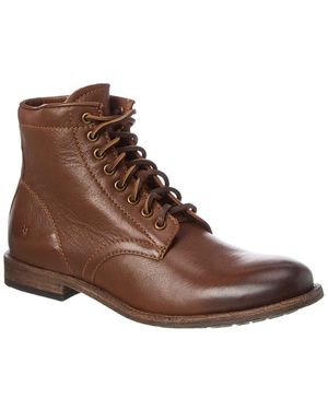 Frye Tyler Lace-Up Leather Boot - Brown