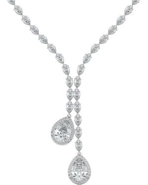 Sabrina Designs Lab Grown Diamonds 14K 16.39 Ct. Tw. Lab-Grown Diamond Lariat Necklace - White