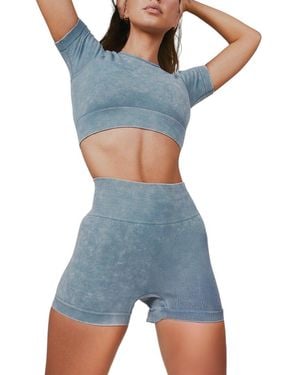 EVIA 2pc Top & Short Set - Blue