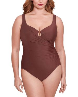Miraclesuit Solid Escape One-Piece - Purple