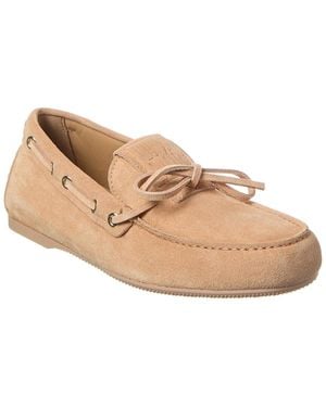 Dior Miss Street Suede Loafer - Natural