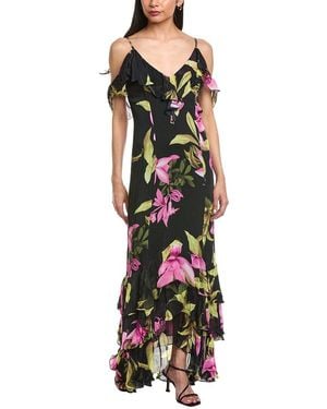 Rococo Sand High Low Maxi Dress - Black