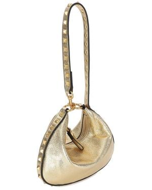 Tiffany & Fred Paris Studded Leather Crossbody/Wristlet - Metallic