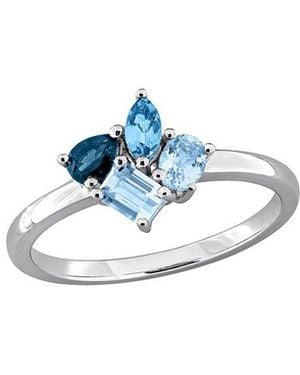 Rina Limor 0.80 Ct. Tw. Topaz Cluster Ring - Blue