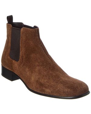 Prada Suede Bootie - Brown