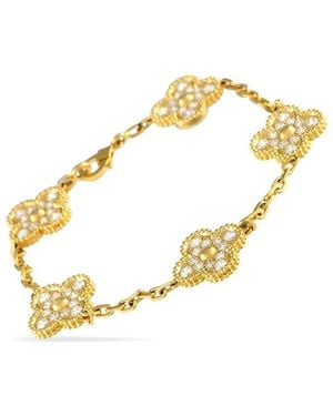 Van Cleef & Arpels 18K 2.41 Ct. Tw. Diamond Bracelet - Metallic