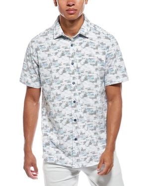 Robert Graham Perez Classic Fit Polo Shirt - White