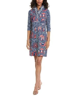 Gretchen Scott Printed Midi Dress - Blue