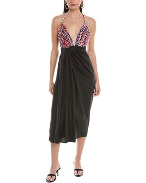 Mara Hoffman Jutta Linen-blend Maxi Dress - Black