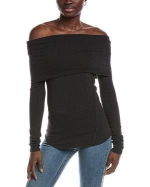 Free People Iris Layering Top - Black