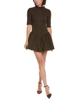 Seraphin Mini Dress - Brown