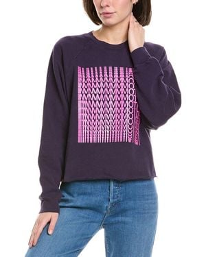 Mother The Boost Crop Cut-Off Pullover - Purple