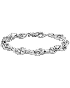 Italian Silver Bracelet - White